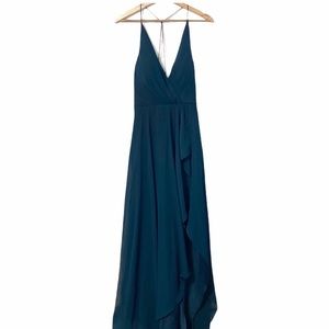 NEW Jenny Yoo Collection blue maxi dress size 8